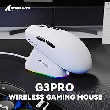 Amazon.com: MAMBASNAKE ATTACK SHARK G3PRO Wireless Gaming